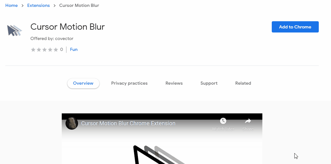Cursor Motion Blur cursormotionblur