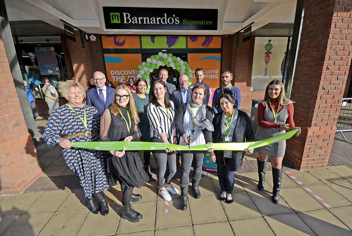 Celebrations as Barnardo's officially opens its biggest 'superstore