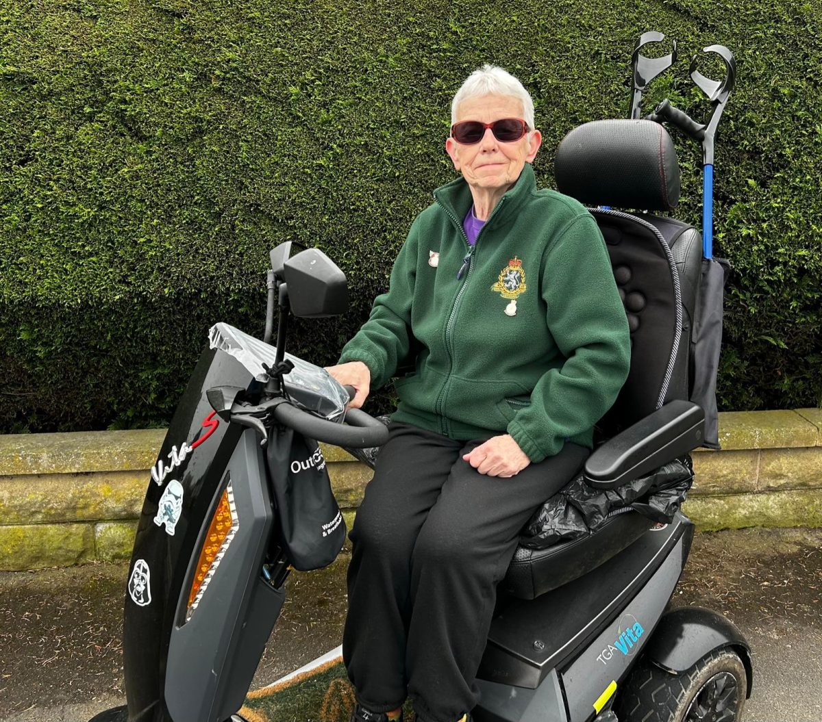 Army veteran Pip to begin mobility scooter charity ride in Coventry