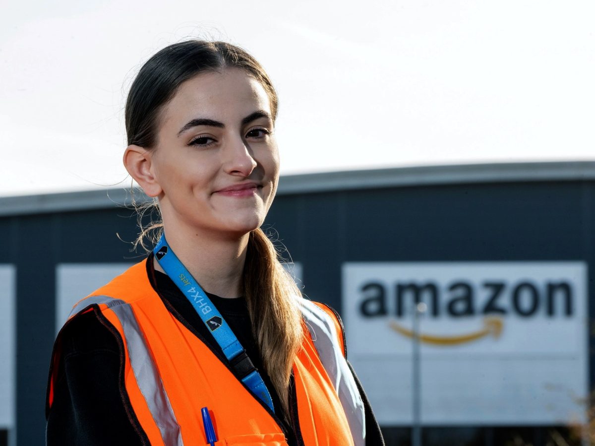 Coventry apprentice helps celebrate Amazon schemes birthday The