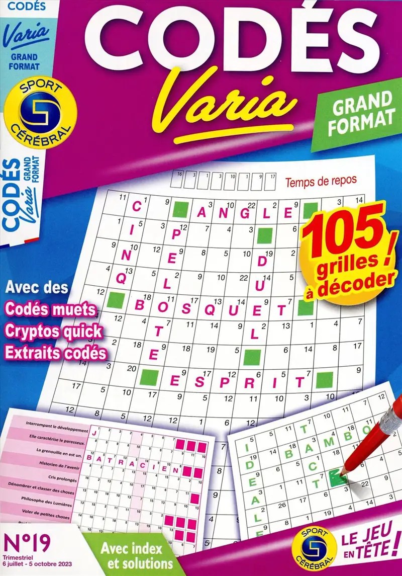 Abonnement magazine Codés Varia GF pas cher Viapresse