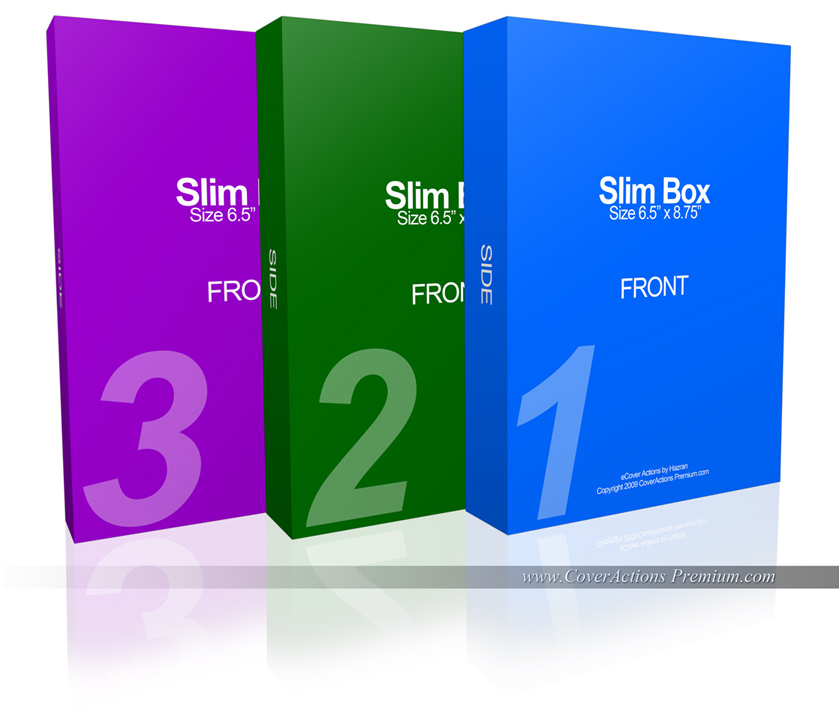 3 Software Boxes Bundle Action Script Cover Actions Premium Mockup