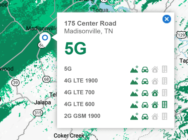 Mint Mobile 5G Coverage Map Mint Mobile Coverage | Coverage Critic