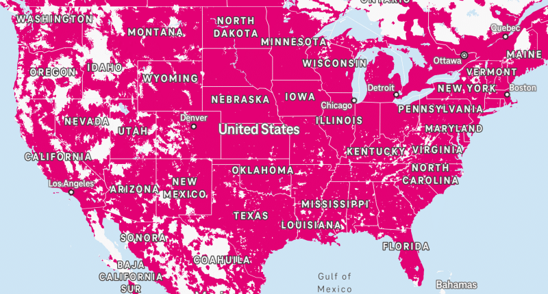 Mint Mobile 5G Coverage Map Mint Mobile Coverage | Coverage Critic
