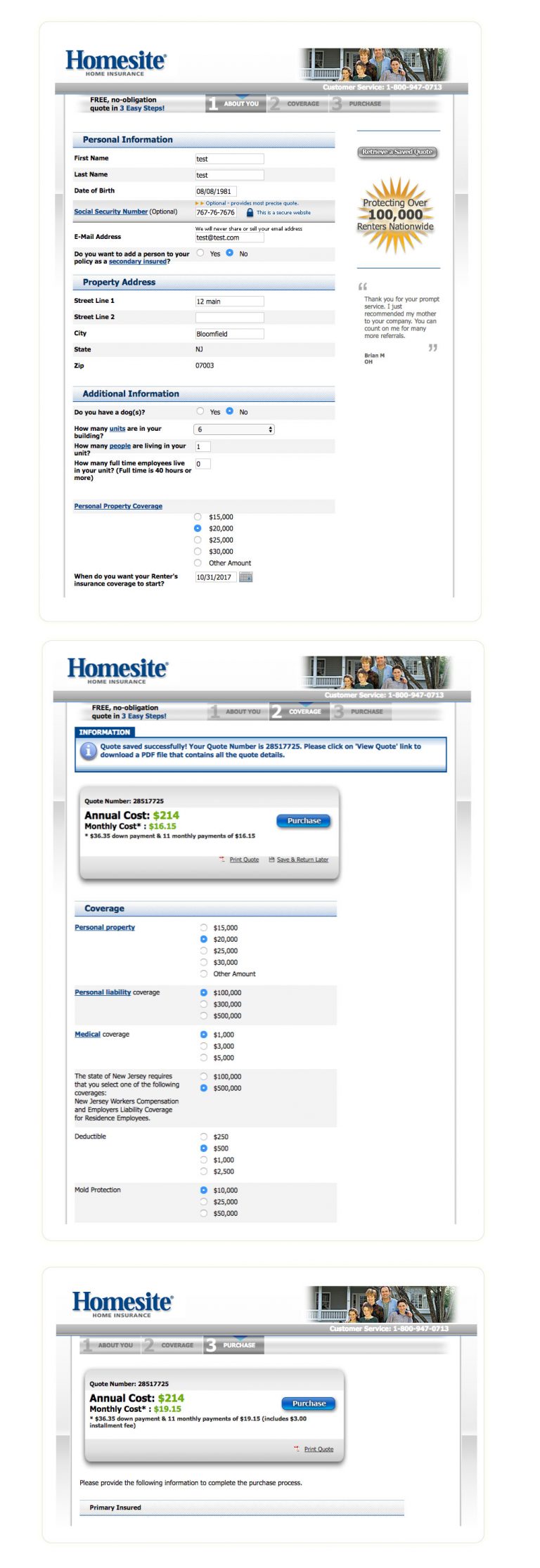 Homesite Treated Itself to a New Landing Page