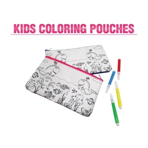 KIDS COLORING POUCHES Coverage Gifts Trading