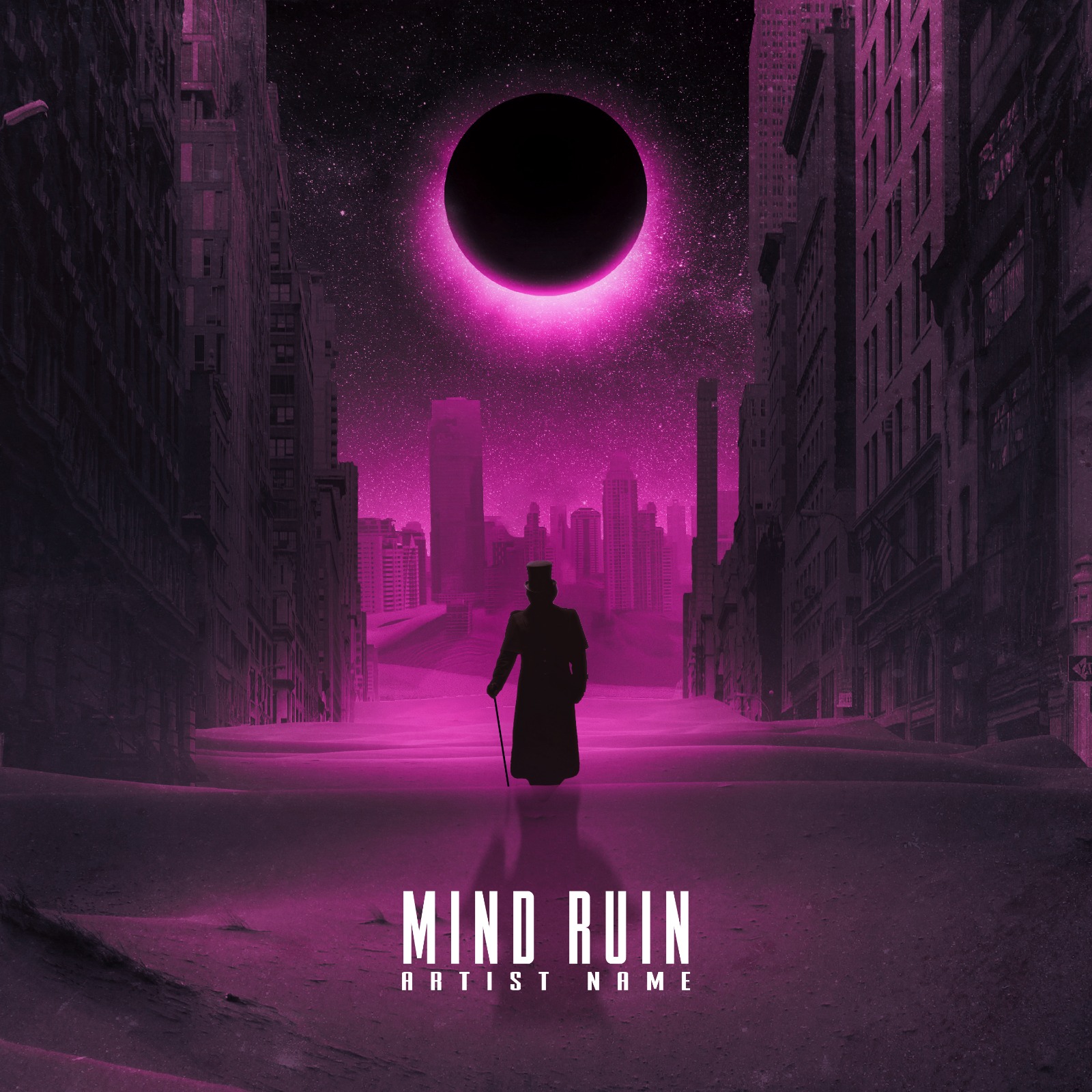 Mind ruin Album Cover Art Design CoverArtworks