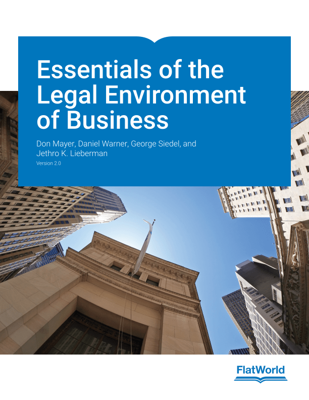 Required Reading Essentials of the Legal Environment of