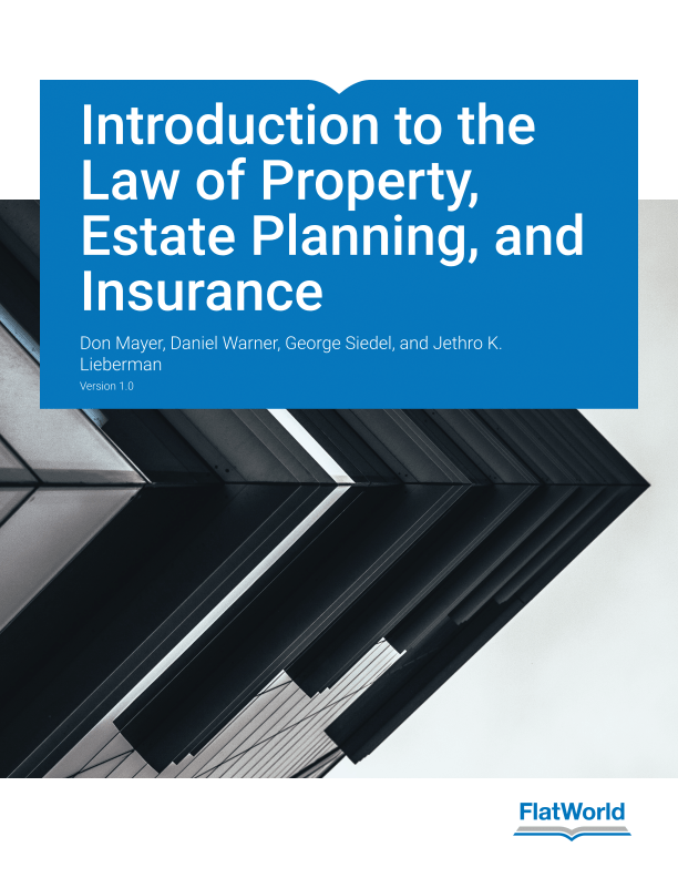 Introduction to the Law of Property, Estate Planning, and Insurance v1