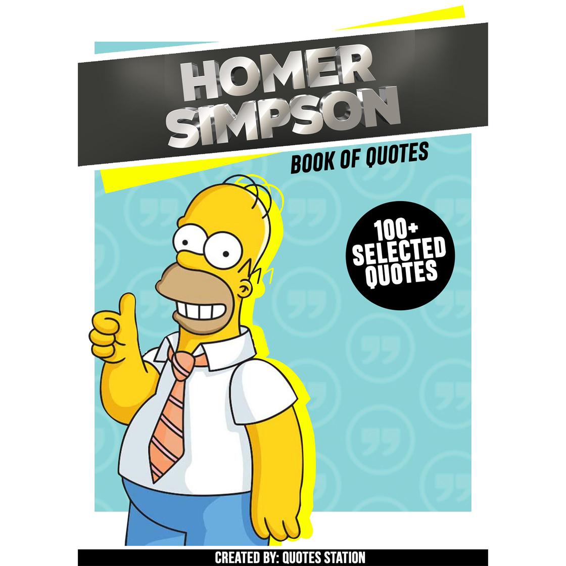 Libro.fm Homer Simpson Book Of Quotes (100+ Selected Quotes