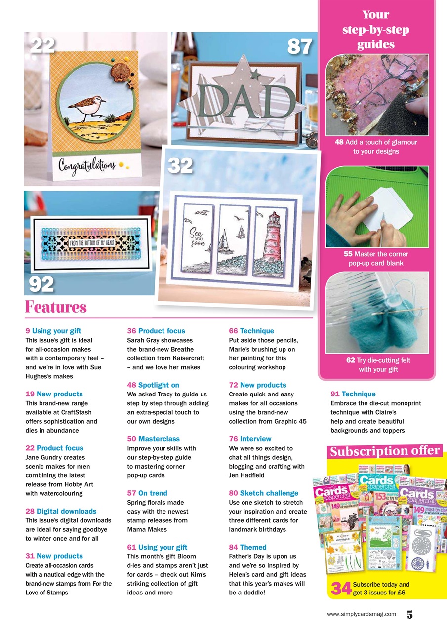 Simply Cards & Papercraft Magazine Issue 191 Subscriptions Pocketmags