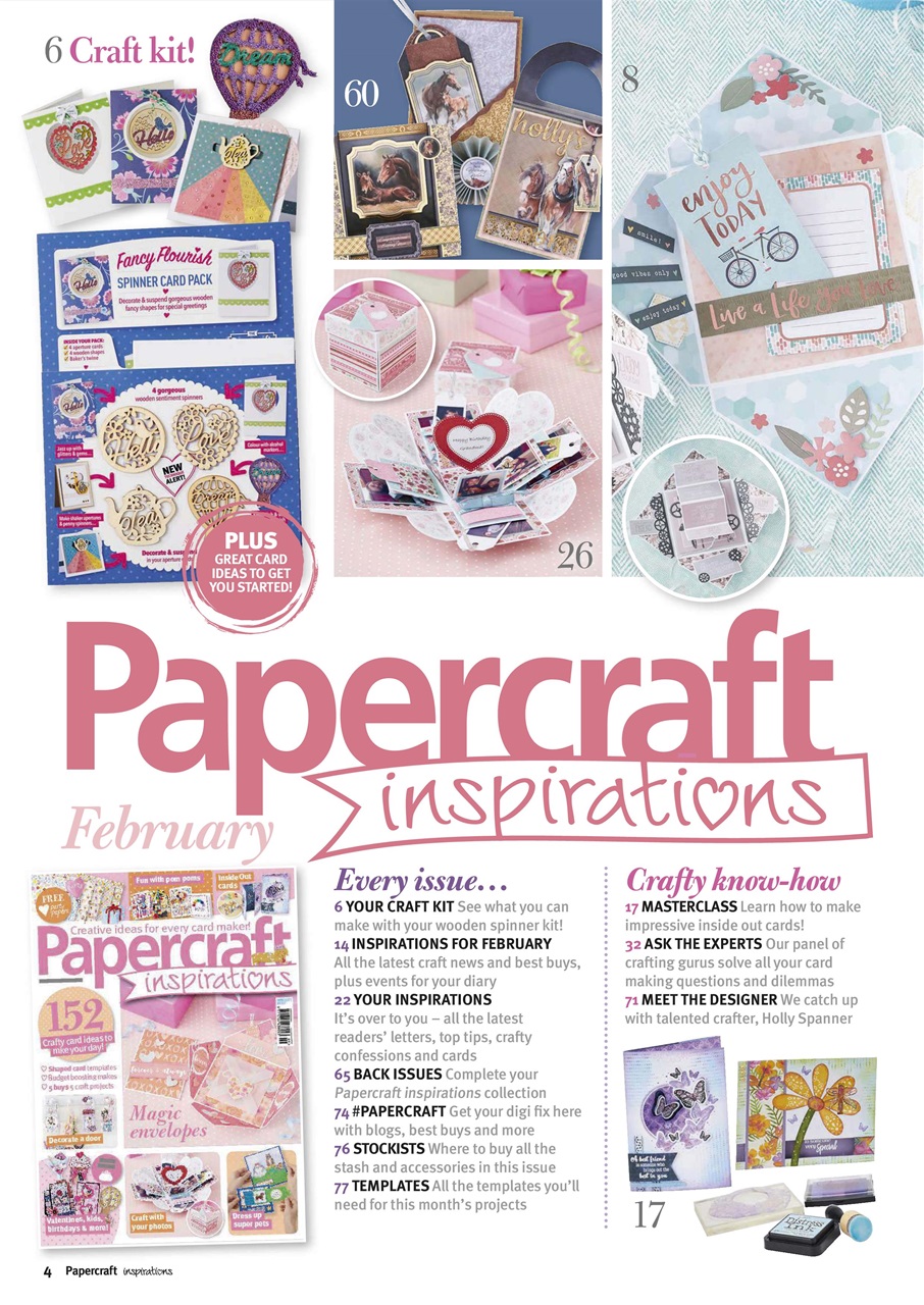 Papercraft Inspirations Magazine February 2020 Subscriptions Pocketmags