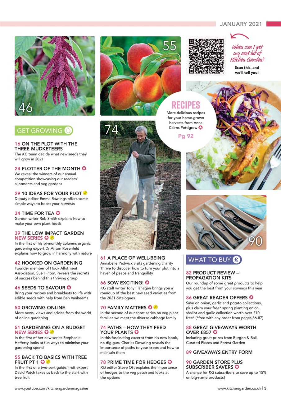 Kitchen Garden Magazine 280 January 2021 Subscriptions Pocketmags