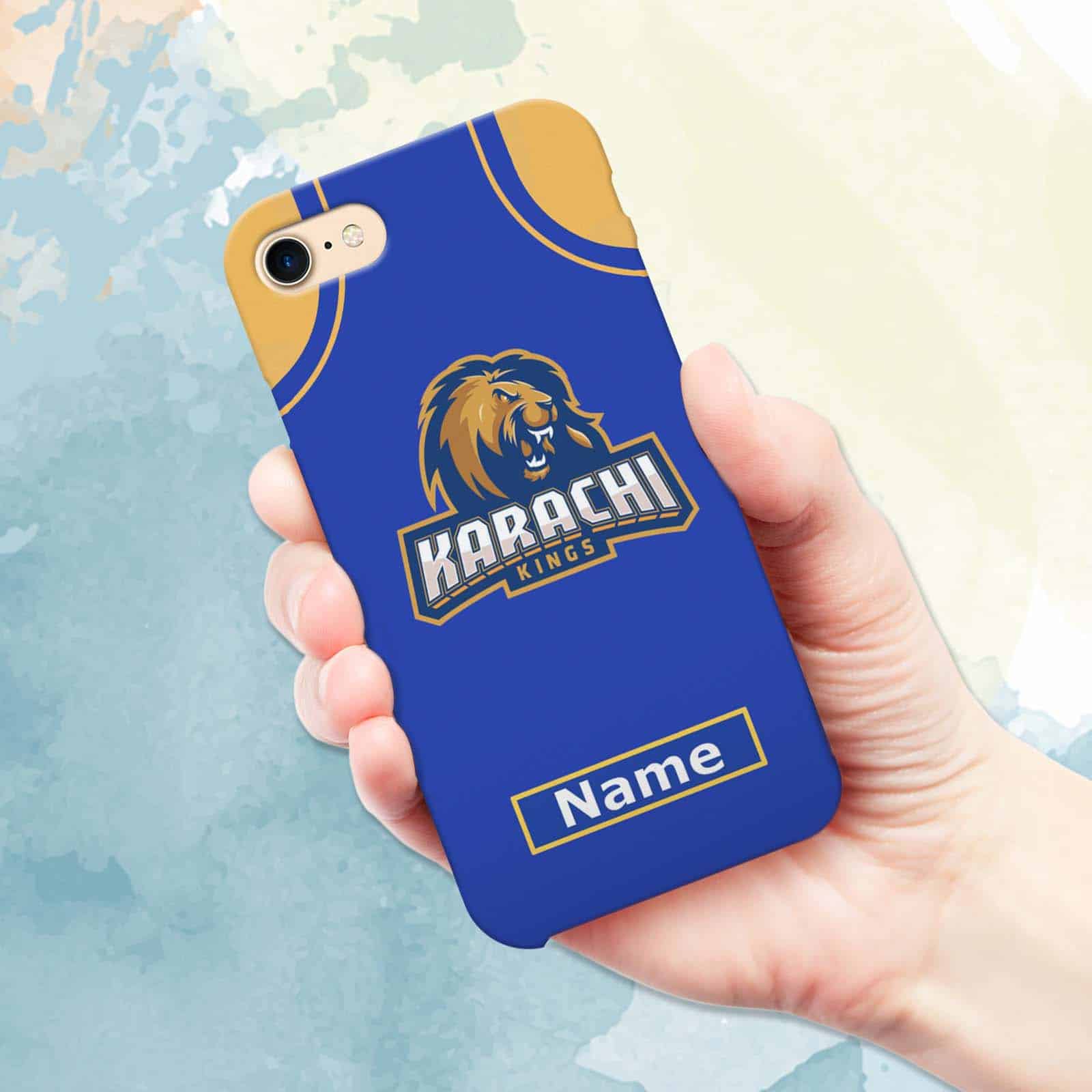 Karachi Kings Mobile Cover Design 1