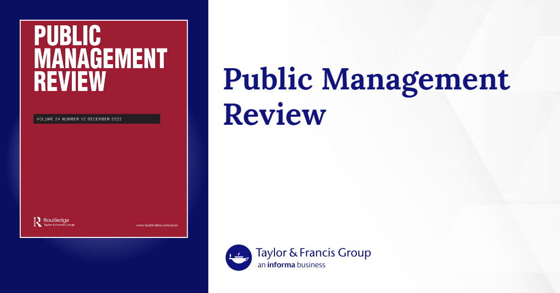 List of issues Public Management Review