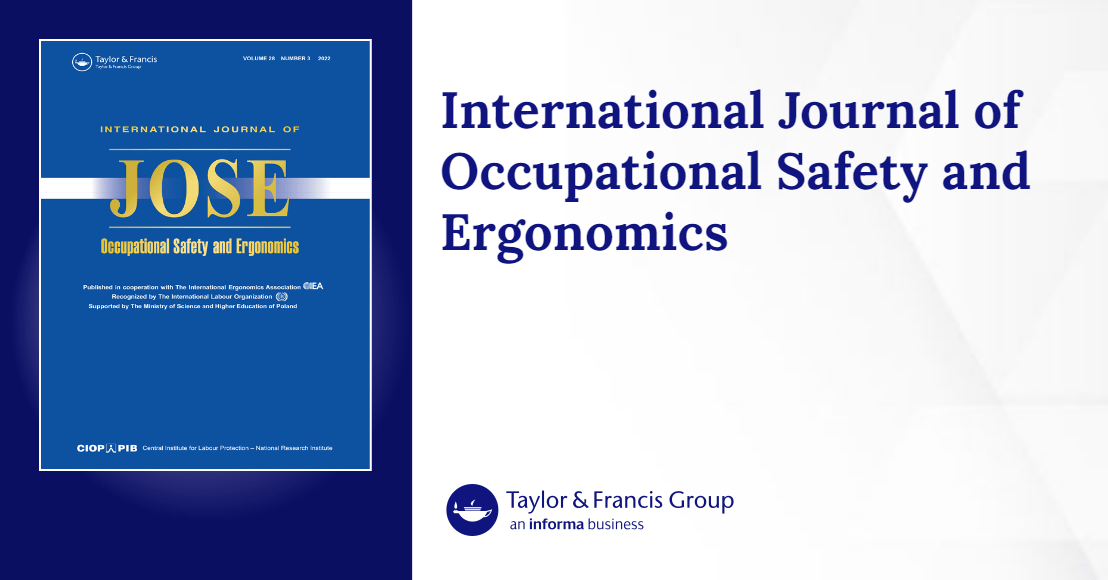International Journal of Occupational Safety and Ergonomics Vol 29, No 3