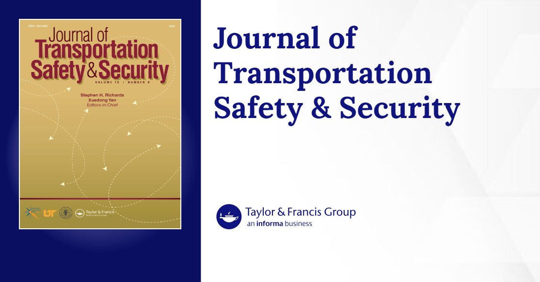 Journal of Transportation Safety & Security Vol 18, No 3 (Current issue)