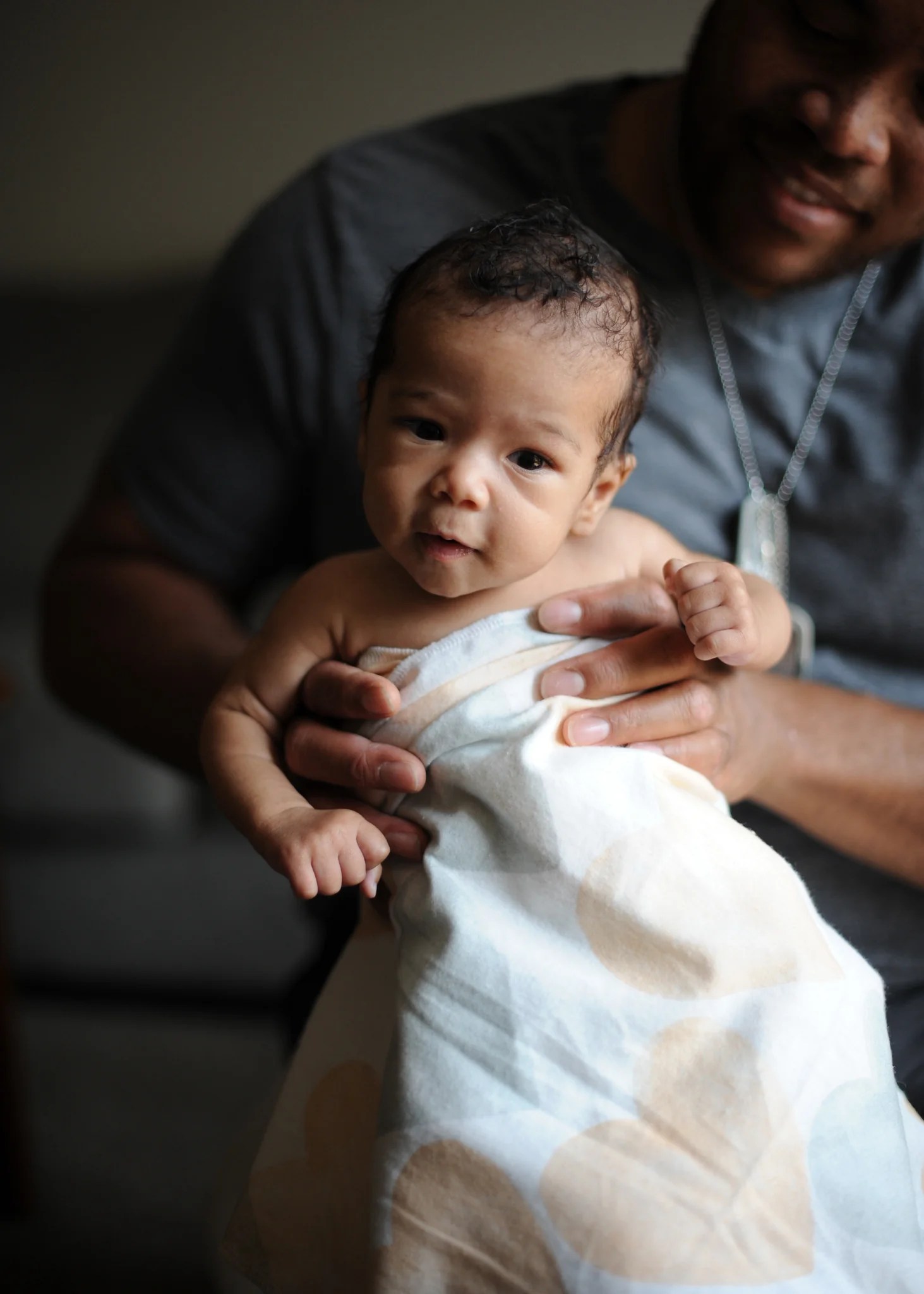 Pink and Blue Hearts Receiving Blanket CovetedThings