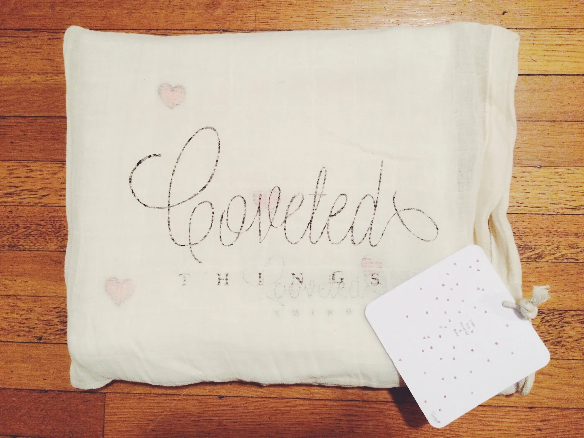 Love You Forever & Ever Organic Swaddle Blanket CovetedThings