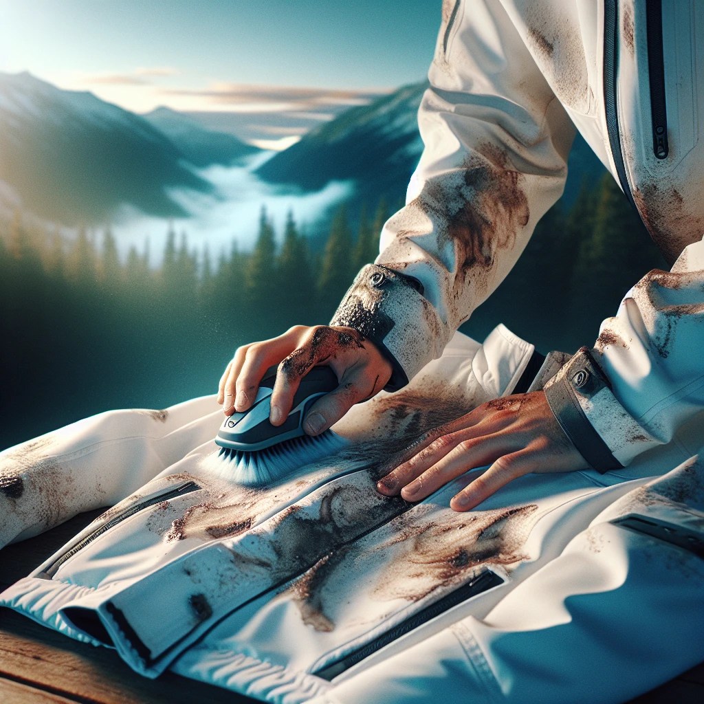 how to get dirt out of a white ski jacket Fashion & Style Tips
