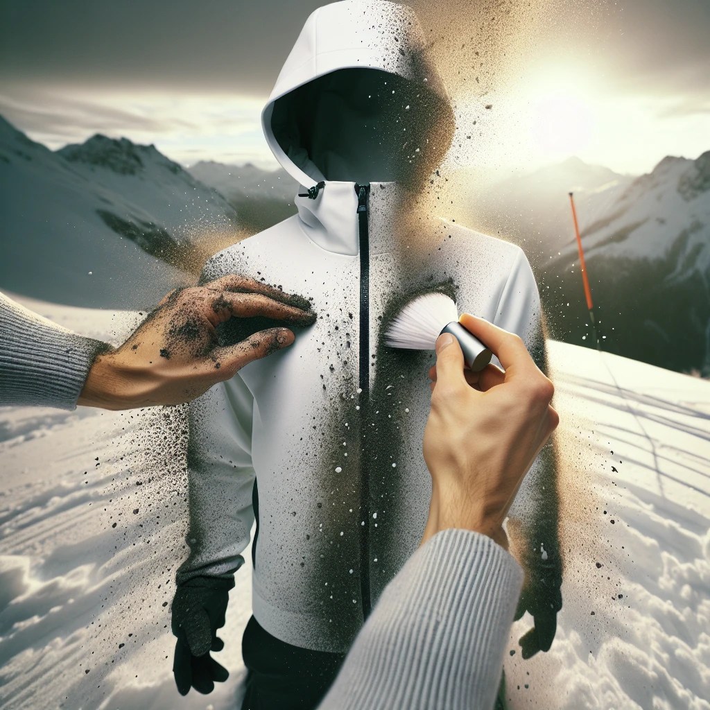 how to get dirt out of a white ski jacket Fashion & Style Tips
