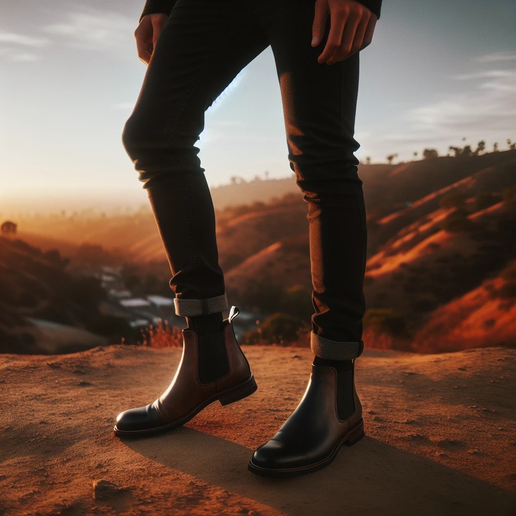 what color boots go with black pants men chelsea boots Fashion