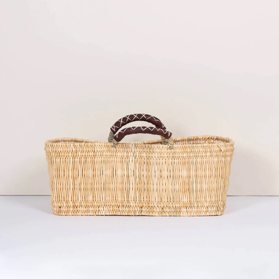 Woven Reed Basket, Medium Covet Store