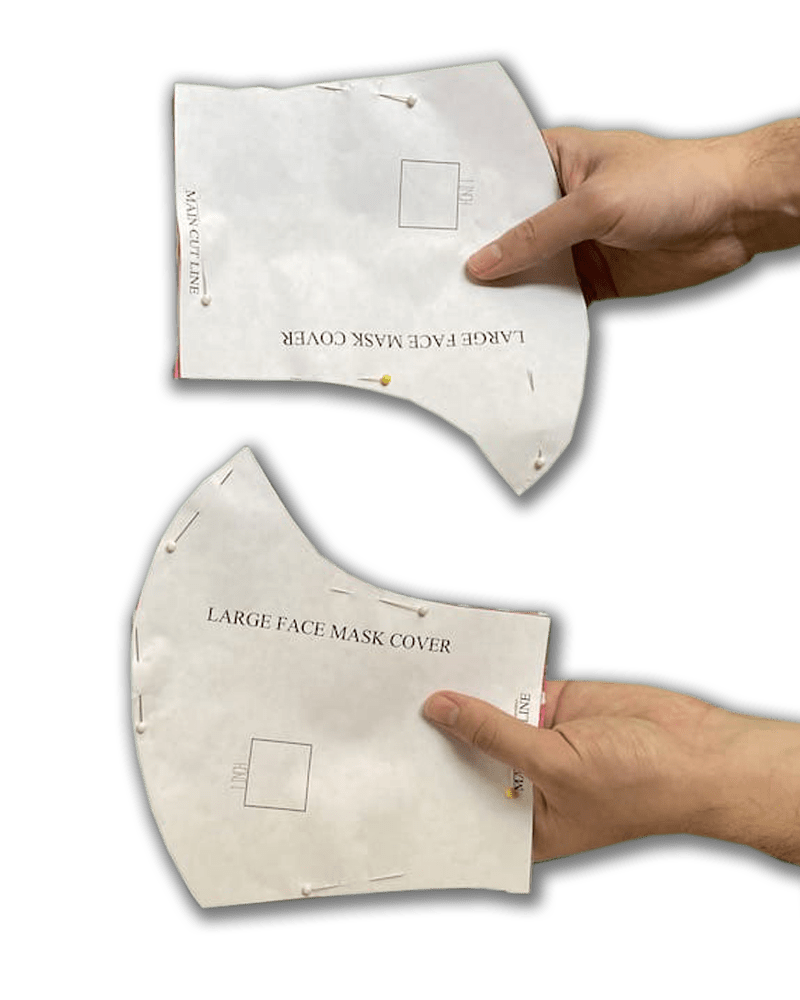 Covid Rangers Fabric Cutting