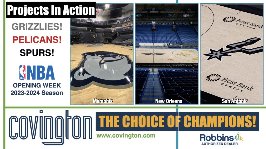 NBA Hat Trick for ’23’24 Season Covington Flooring Company