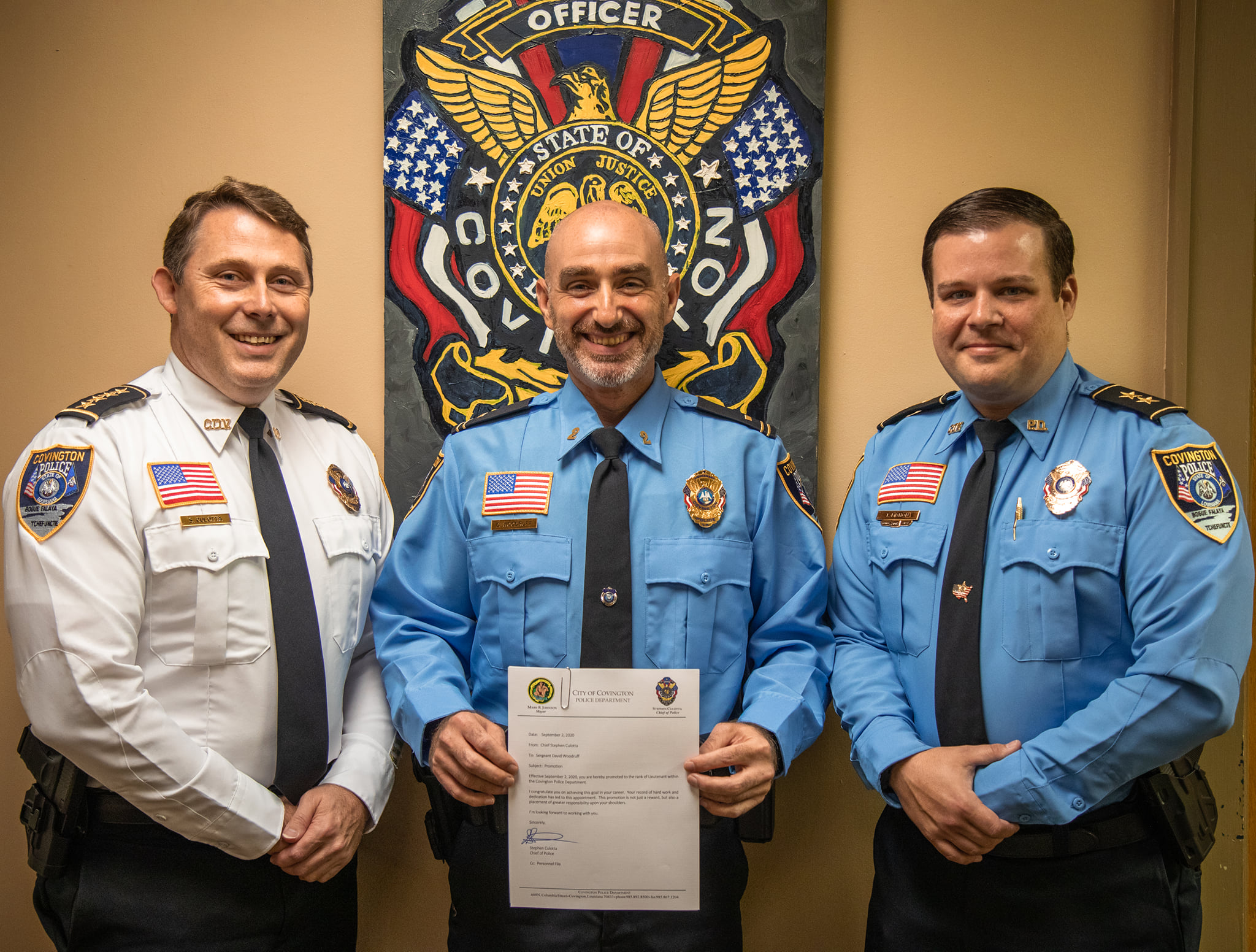 Covington Police Department Announces Two New Promotions Covington Weekly