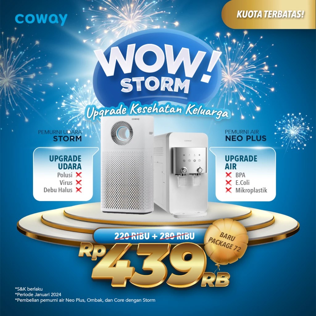 NEW YEAR! PROMO AWAL TAHUN 2024 COWAY Coway Jakarta