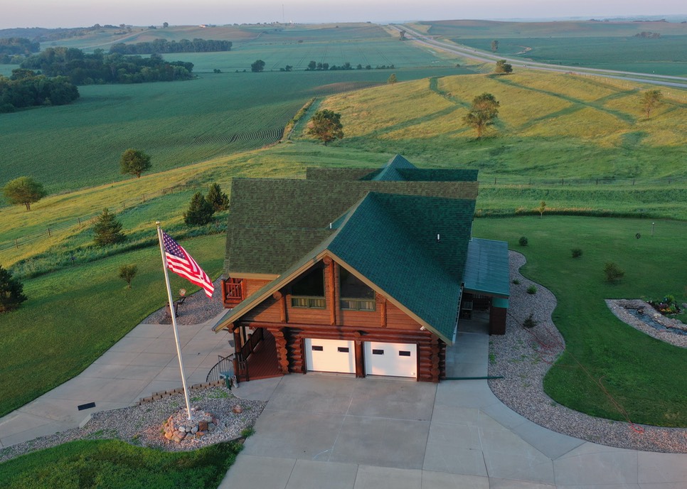 Pictures Log Home South Dakota Buffalo Run Ranch