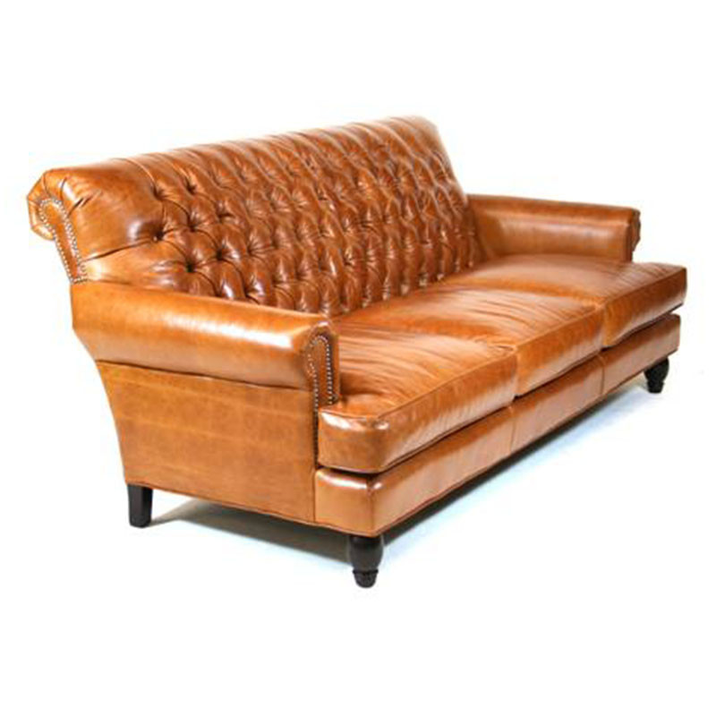 The Earp Sofa Is The Perfect Leather Sofa. Custom Built In North Carolina.