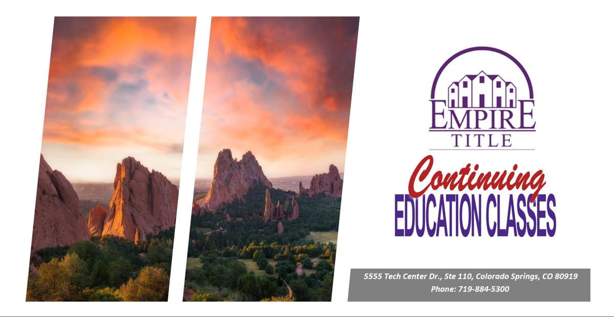 Colorado Real Estate Broker Classes taught by Cox Education