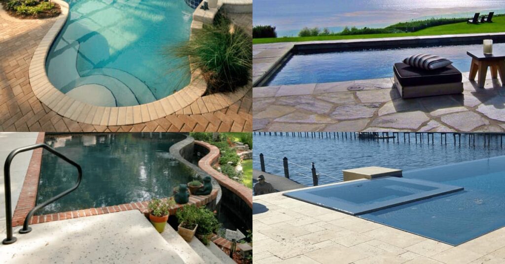 7 Inground Pool Coping Ideas With Decking Options Cox Pools