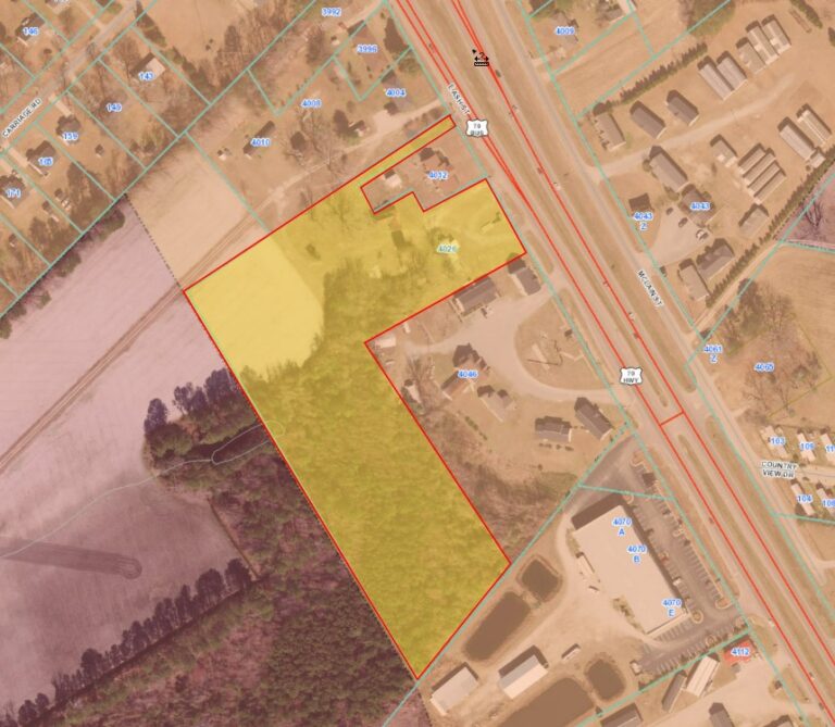 4026 HWY 70 E GOLDSBORO LAND FOR SALE +/ 3.5 TO 7 AC Cox Properties