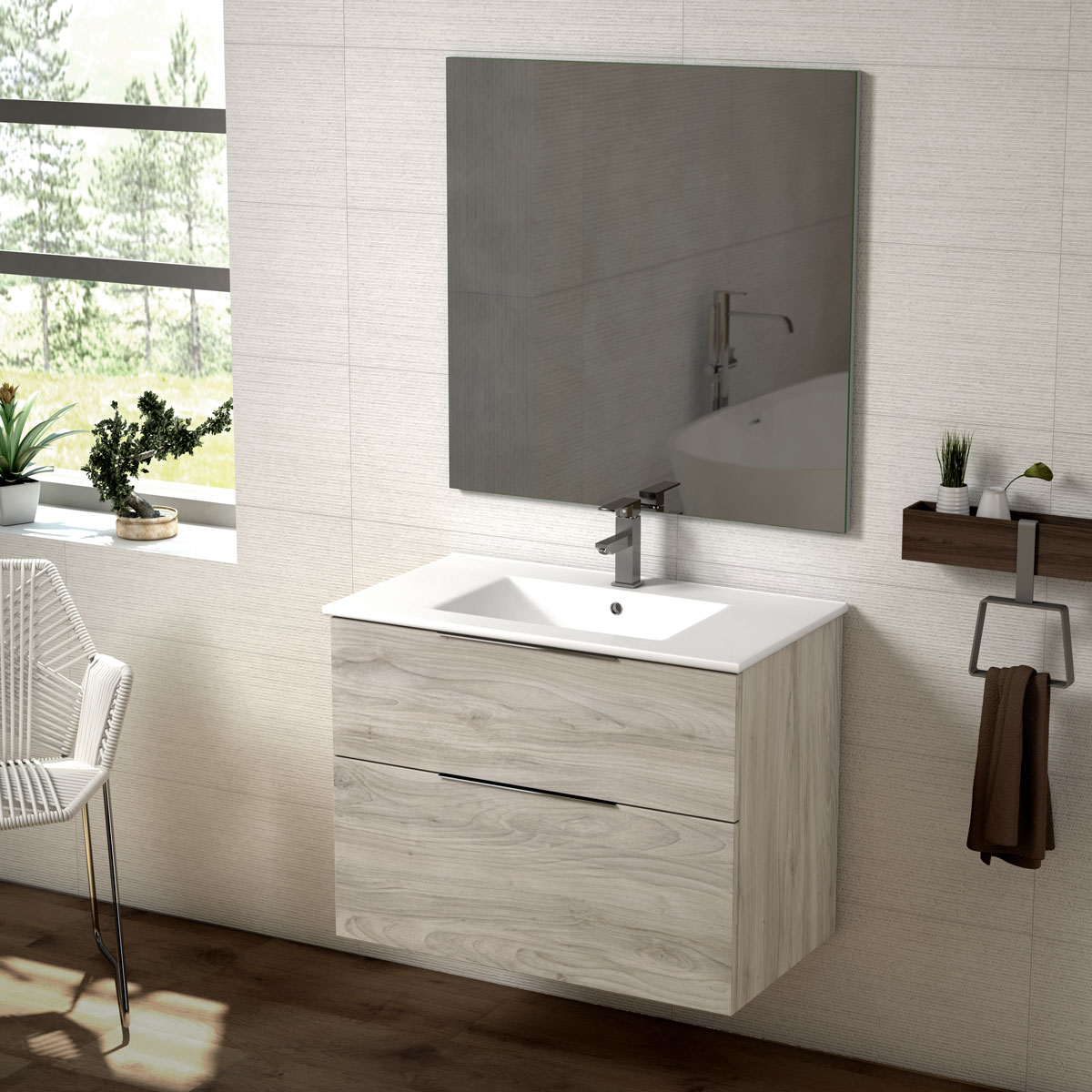 Galsaky Coycama meuble de salle de bain