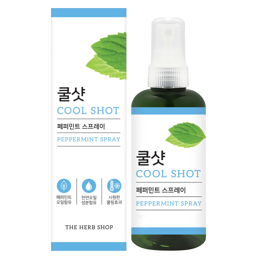 THE HERB SHOP Cool Shot Peppermint Spray CoyCooing