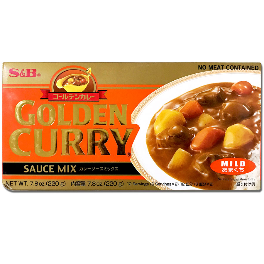 S&B Golden Curry Sauce Mix Mild 220g (12 Servings) CoyCooing