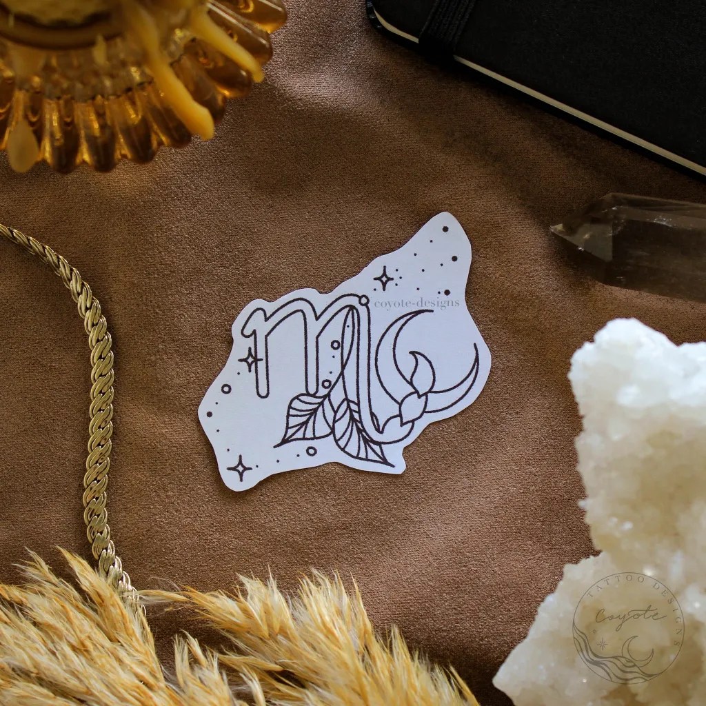 Scorpio Symbol Tattoo Design Small Scorpio Design Coyote Tattoo Designs