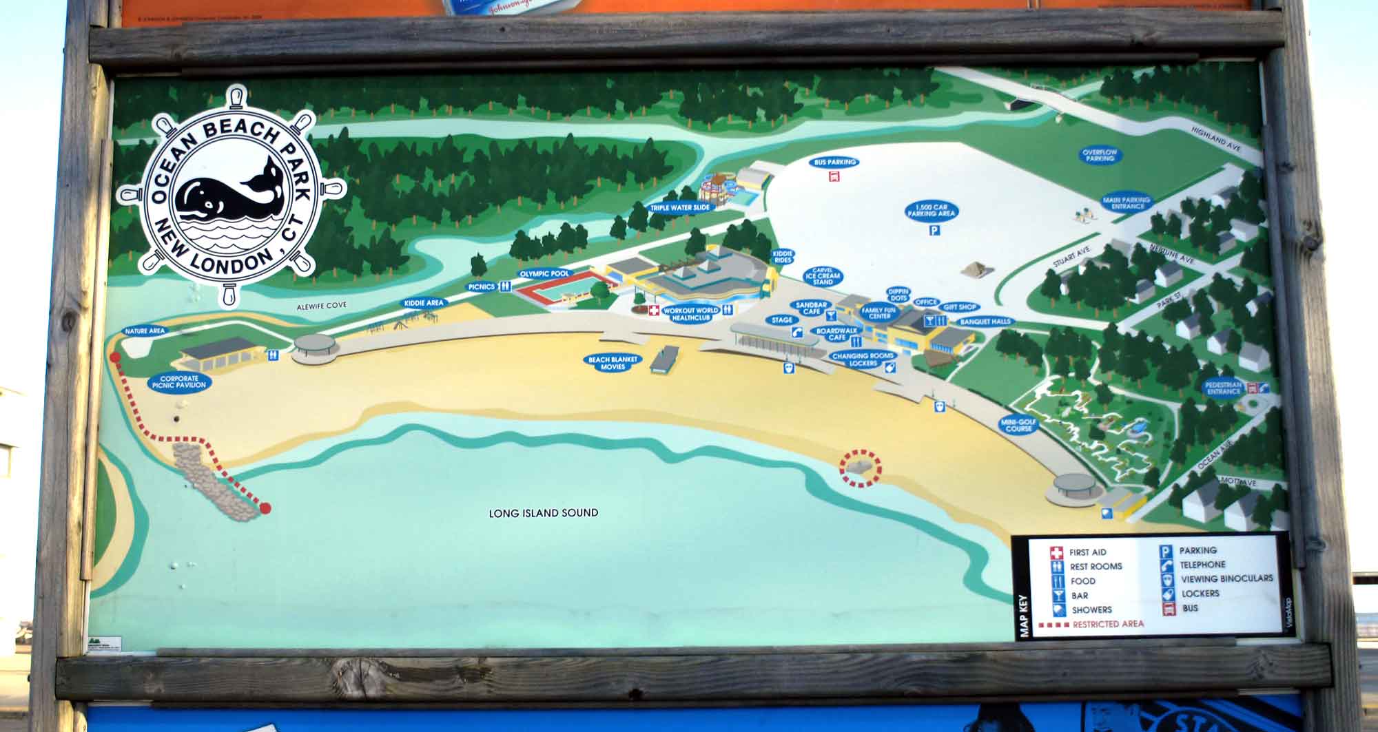 Ocean Beach Park New London CT Pictures