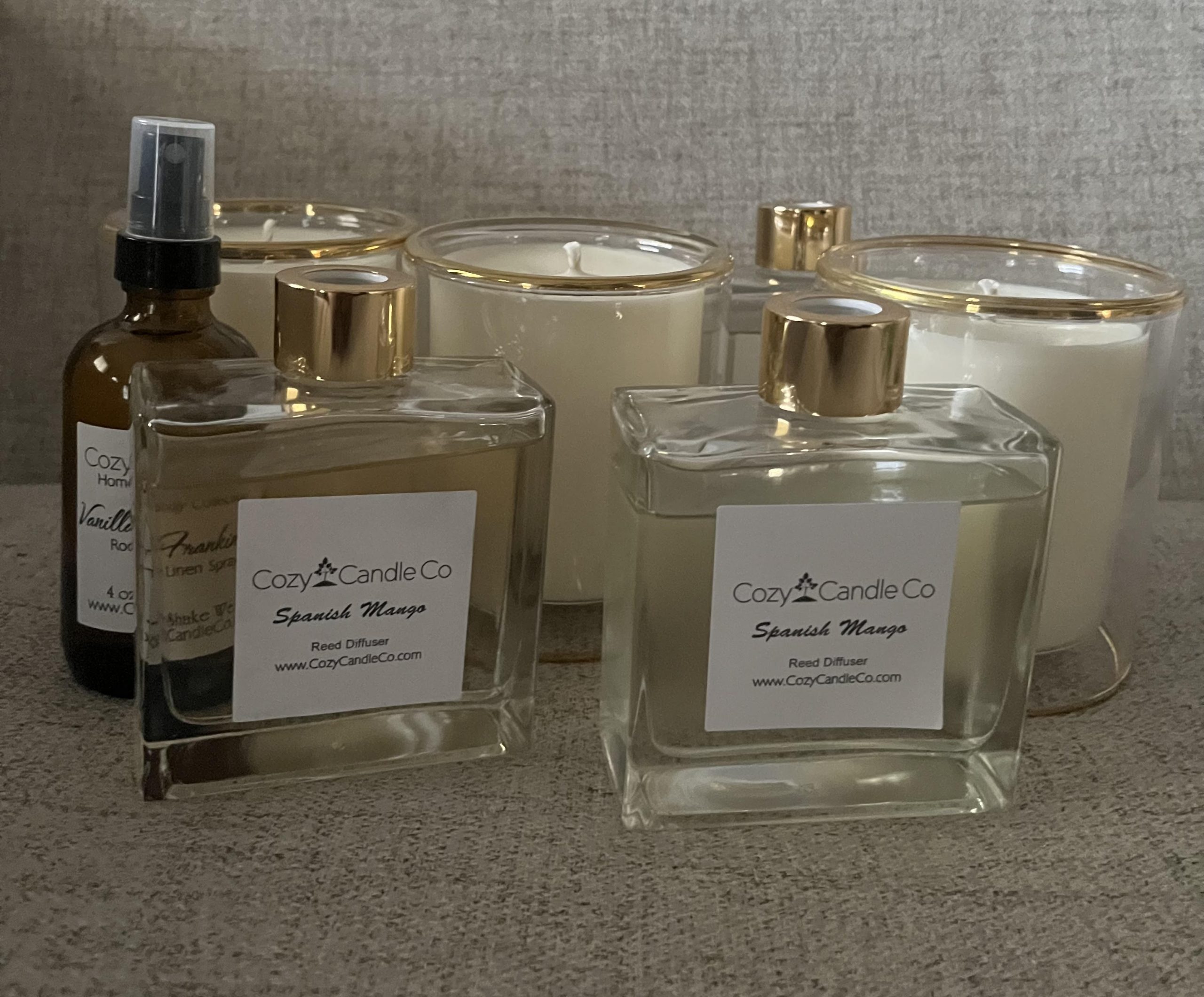 Cozy Candle Co Pure Soy Candles Long Lasting Fragrance www.CozyCandleCo