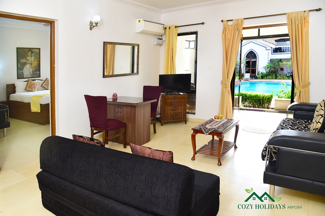 Cozy Holidays Arpora Premium Apartments on Rent in Arpora Goa