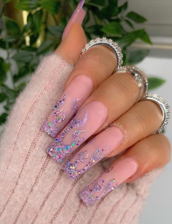 40+ Beautiful acrylic coffin nails design to embrace the expected new