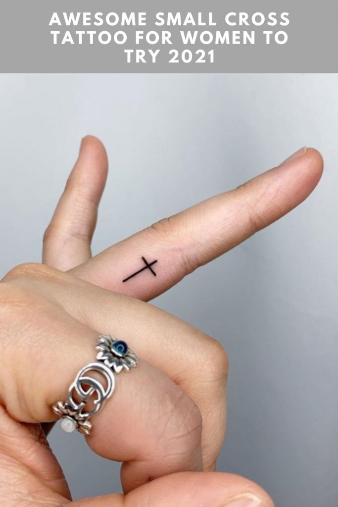Awesome Small Cross Tattoo Ideas for Women to Try 2021 Page 3 of 5