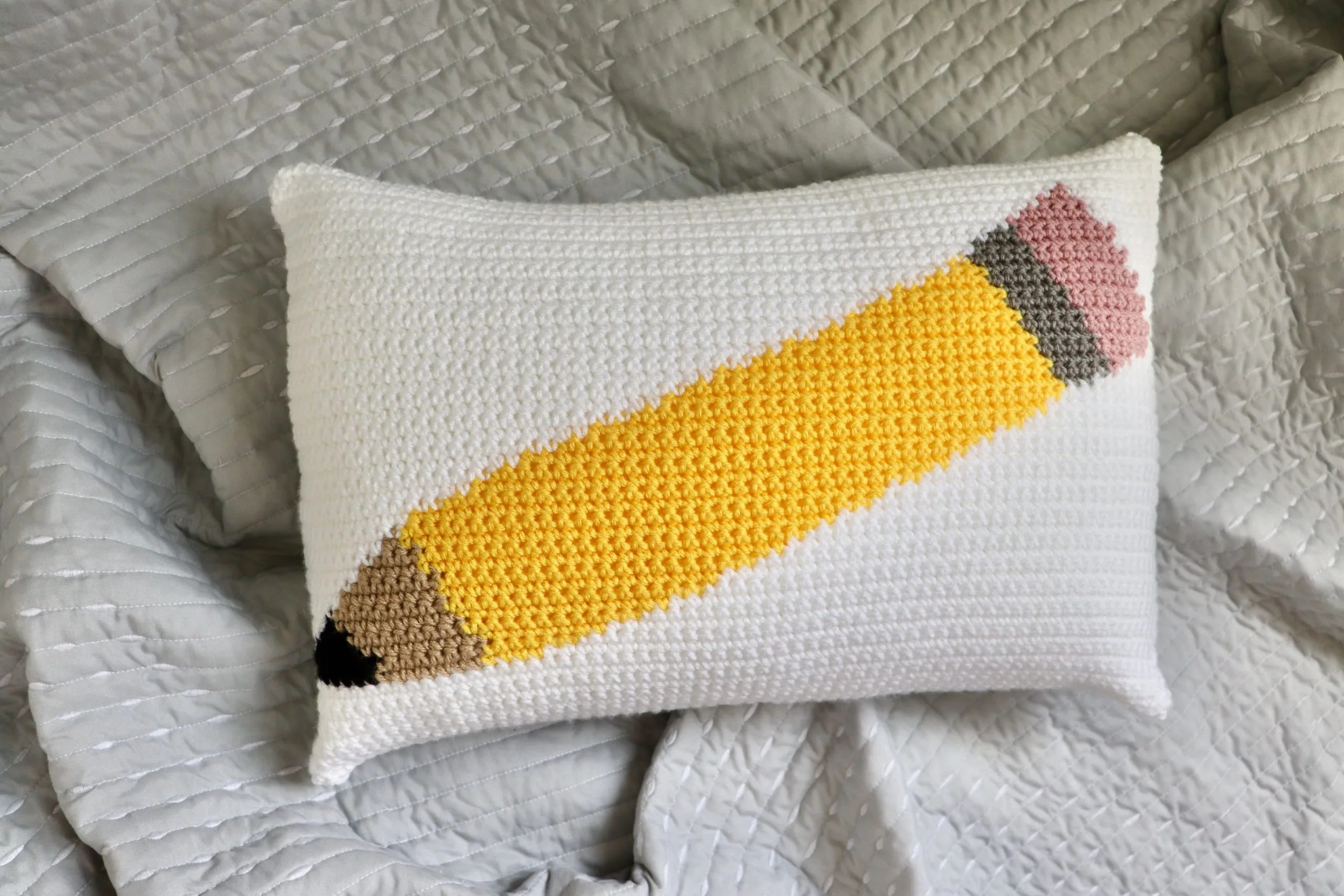 Pencil Pillow Crochet Pattern Cozy Nooks Designs