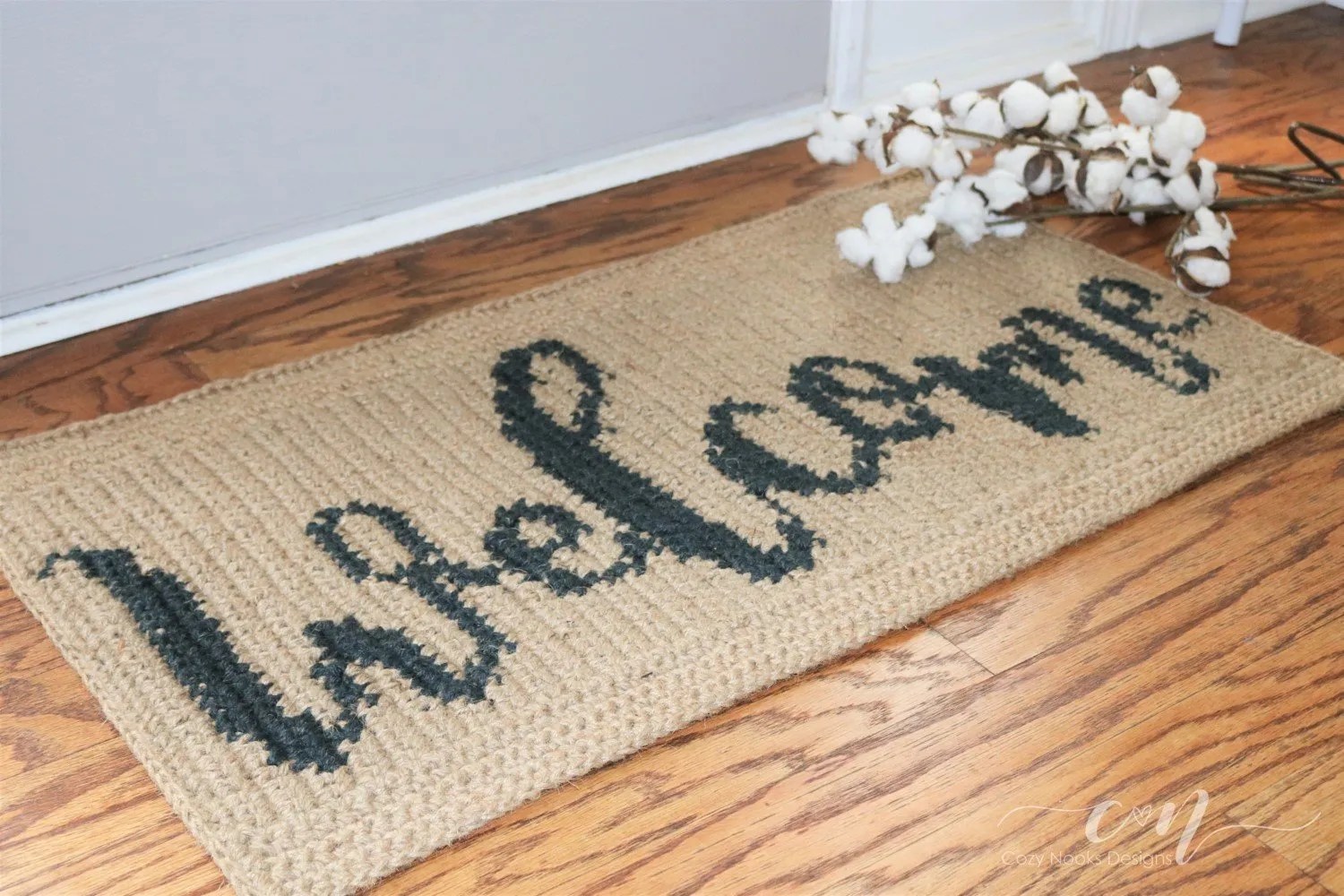 Farmhouse Mat Crochet Pattern Cozy Nooks Designs