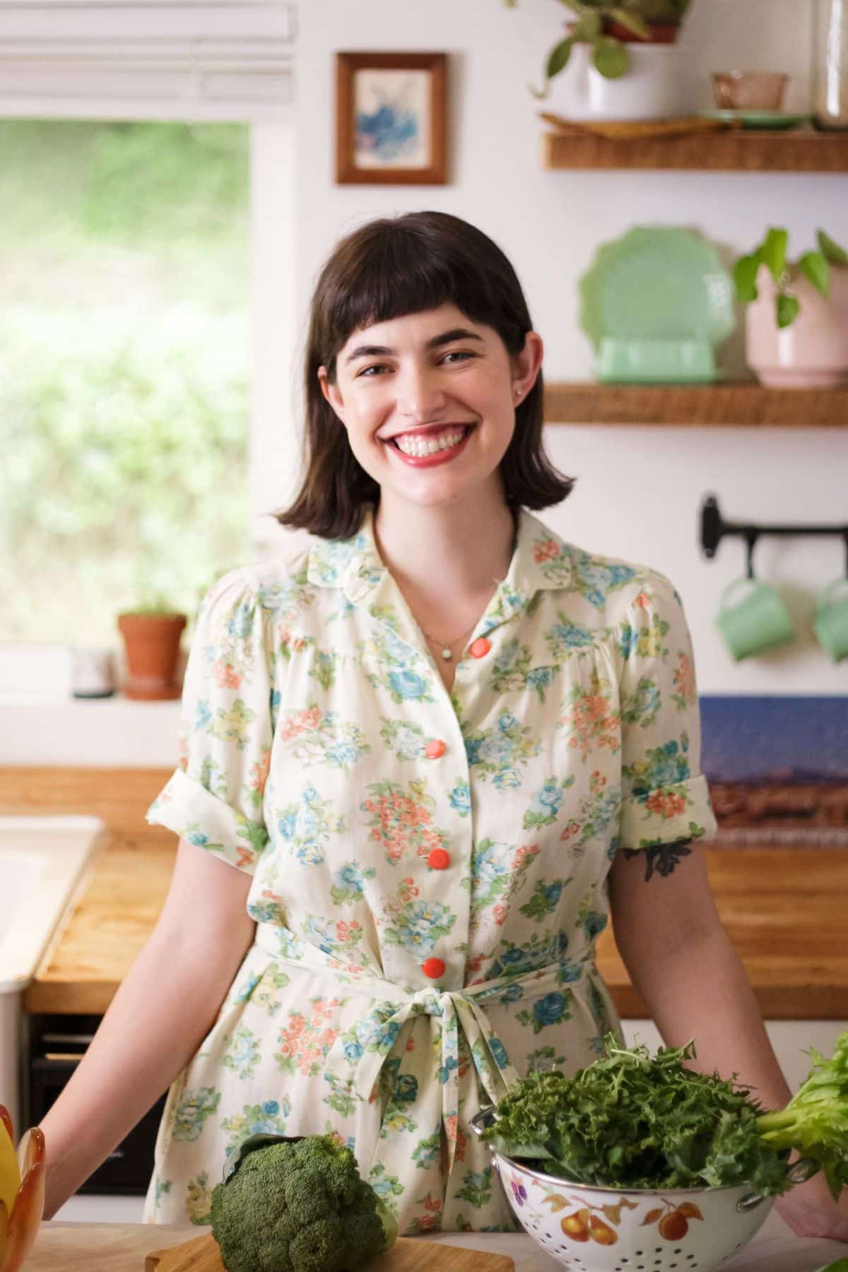 Vegetarian for Dinner Cozy Peach Kitchen