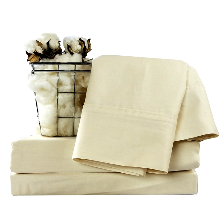 300 TC Sateen Organic Cotton Sheet Set CozyPure Organic Mattresses