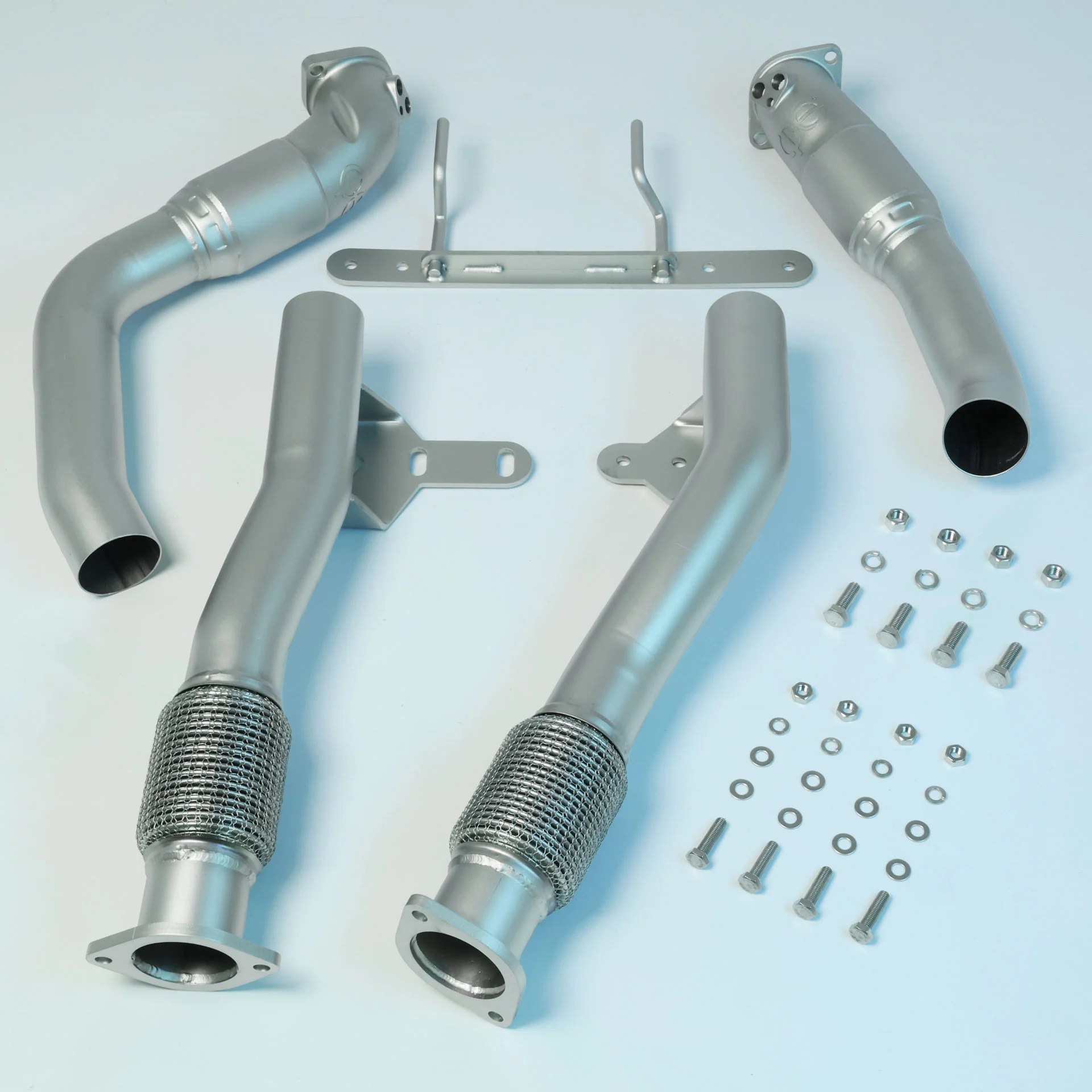 cp-e® QKspl™ Ford Bronco Raptor ('22+) Cast Bellmouth Downpipes
